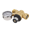 Lead Free Brass Water Pressure Reducing Valve Regulator Relief Valve With Gauge Meter BJ44007