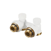 Brass Angled H Block Radiator Valves For Heating Radiator BJ36002- J