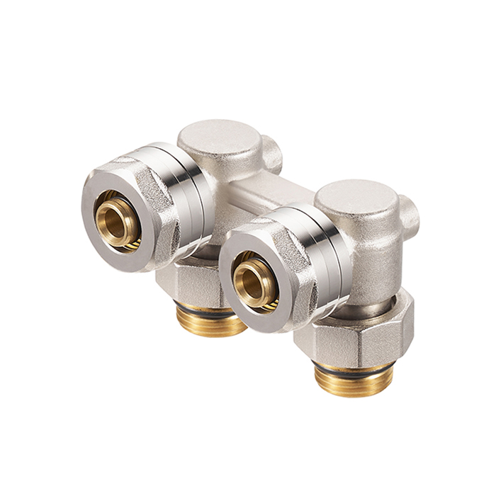 Middle Connection H-Block Angled Radiator Valves BJ36001- J