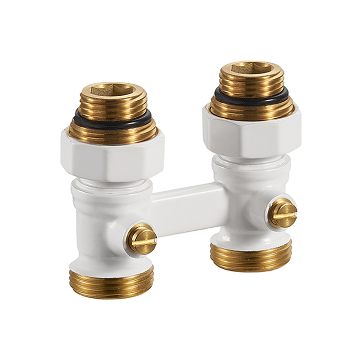 Middle Connection H-Block Straight Radiator Valves BJ36001