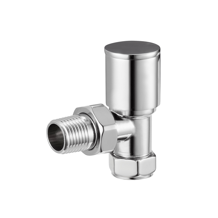 Modern Angled Radiator Valves For Bathroom Towel Radiators BJ21006-J