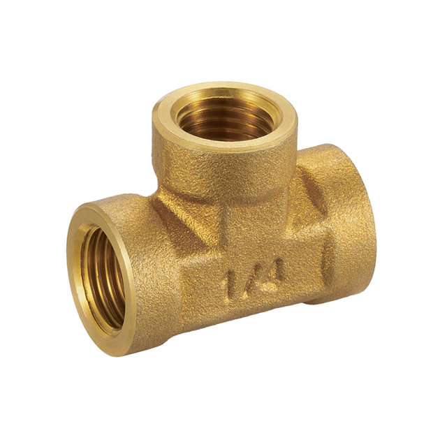 High Quality Factory Direct Supplied Brass Forged Tee Fittings For Fire Fighting BJ55013