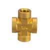 Brass Forged Tee Fittings For Fire Fighting System Connection BJ55014