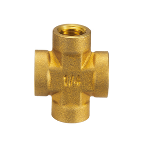 Brass Forged Tee Fittings For Fire Fighting System Connection BJ55014