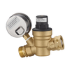 Lead Free Brass Water Pressure Reducing Valve Regulator Relief Valve With Gauge Meter BJ44007