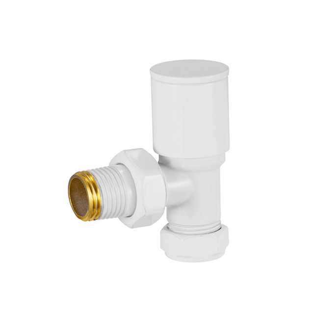 Modern Angled Radiator Valves For Bathroom Towel Radiators BJ21006-J