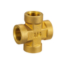 Brass Forged Tee Fittings For Fire Fighting System Connection BJ55014