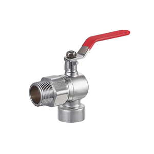 Brass Forged Chrome Angle C Drain Ball Valves for Fire fighting System BJ51008B