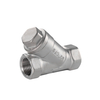 Factory Direct Supply 800PSI Stainless Steel SS304 SS316 NPT BSPT BSP Threaded Y Type Strainer BJ55017