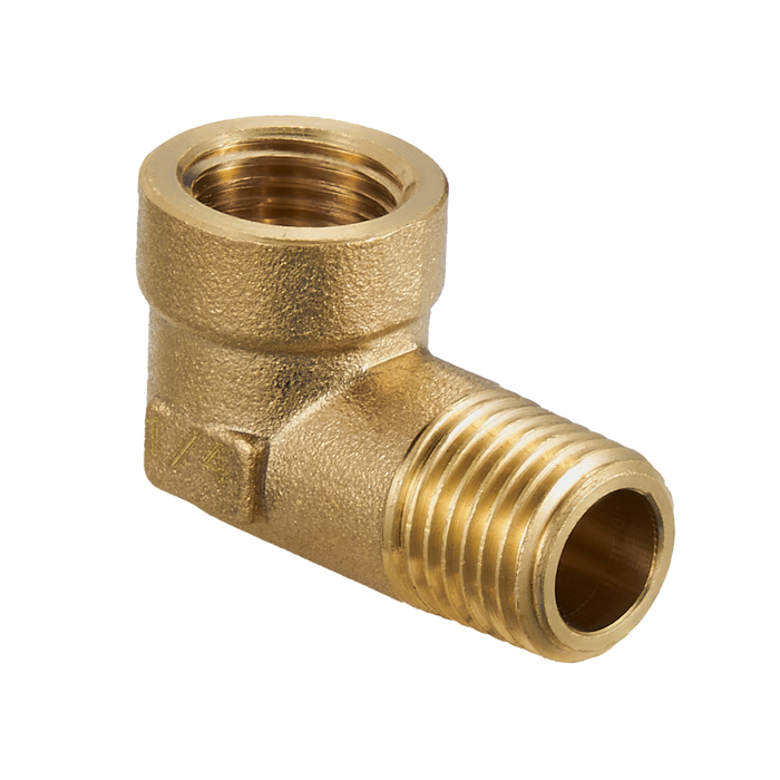 Brass Forged Fittings Elbow For Fire Fighting System Connection BJ55012