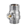 Brass Forged Chrome 2 Way Electric Motorized Ball Valve Without Actuator CE Approved