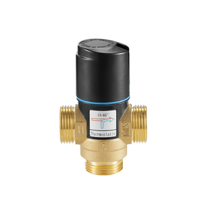 DN20 DN25 thermostatic 3 way boiler brass mixing valve for bathroom shower system