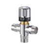 Chrome Plated 3 Way Thermostatic Shower Mixing Valve for Water System BJ45006