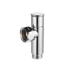 Modern Angled Chrome Radiator Valve for Bathroom Towel Rail Round Shape BJ22009-J