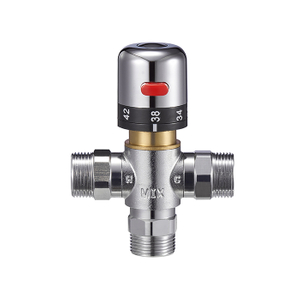 Chrome Plated 3 Way Thermostatic Shower Mixing Valve for Water System BJ45006