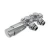 Middle ConnectionThermostatic H-Block Radiator Valves with Euro Adaptor BJ13004