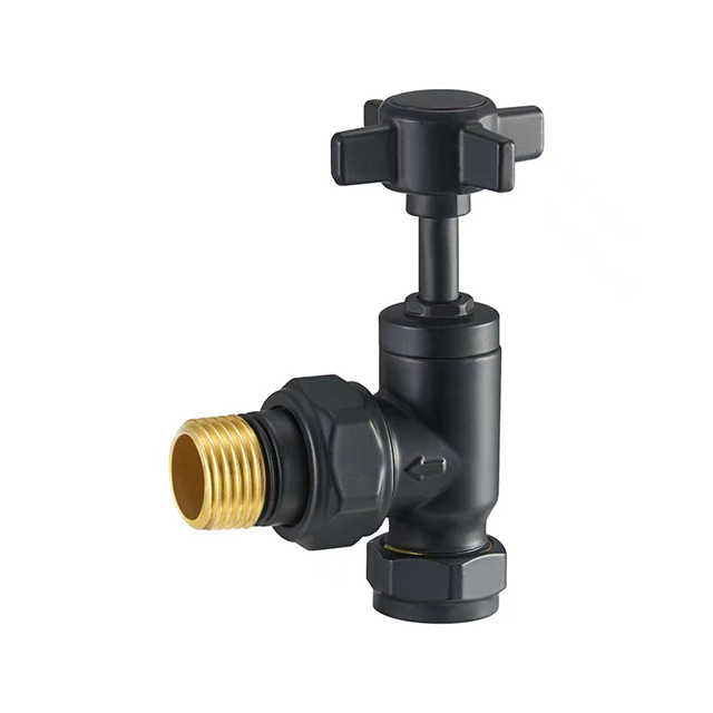 Chrome Angled Traditional Radiator Valves 15mm BJ21004-J