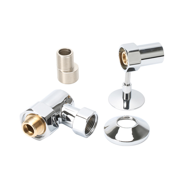 Chrome Connector Kit for Towel Warmer Accessories for Bathroom BJ61009