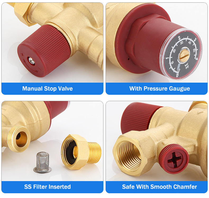 feature of pressure reducing valve