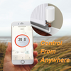 ZigBee Tuya Smart Programmable WIFI Angled Thermostatic Radiator Valve TRV with Lockshield BJ12003