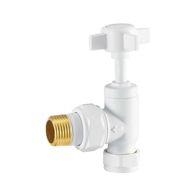 Chrome Angled Traditional Radiator Valves 15mm BJ21004-J
