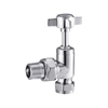 Chrome Angled Traditional Radiator Valves 15mm BJ21004-J