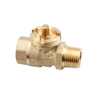 2 Way DN15 Brass Electric Valve Body For Fire Accessories BJ51005