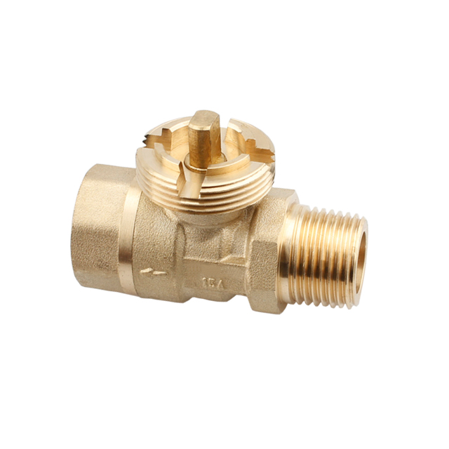 2 Way DN15 Brass Electric Valve Body For Fire Accessories BJ51005