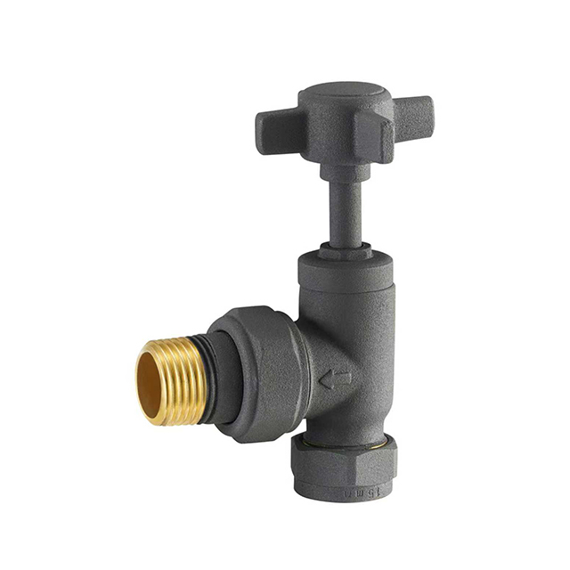 Chrome Angled Traditional Radiator Valves 15mm BJ21004-J