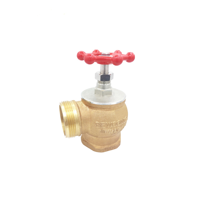 Bronze Fire Hydrant Hose Angle Valve for Firefighting System BJ51007