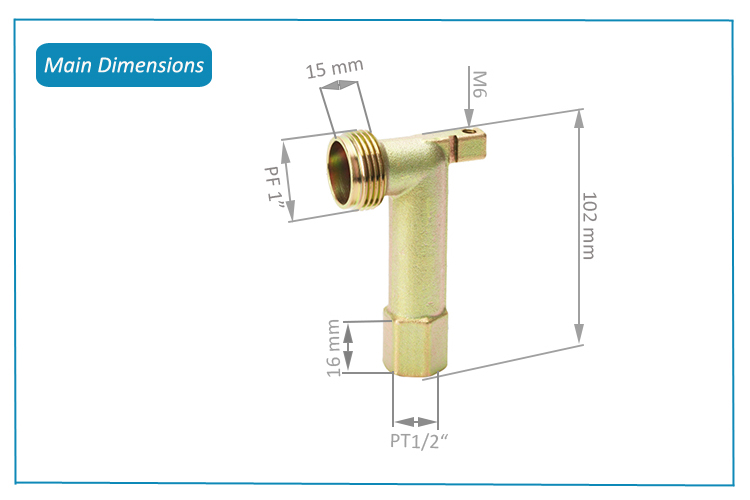 BJ55007 steel long angle reducer dimensions