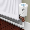 ZigBee Tuya Smart Programmable WIFI Angled Thermostatic Radiator Valve TRV with Lockshield BJ12003