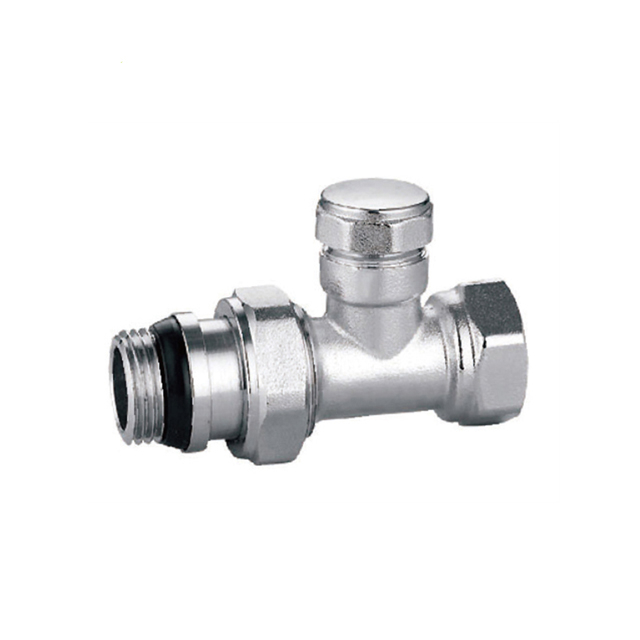 Brass Straight Manual Radiator Valves For Heating Radiators BJ21003